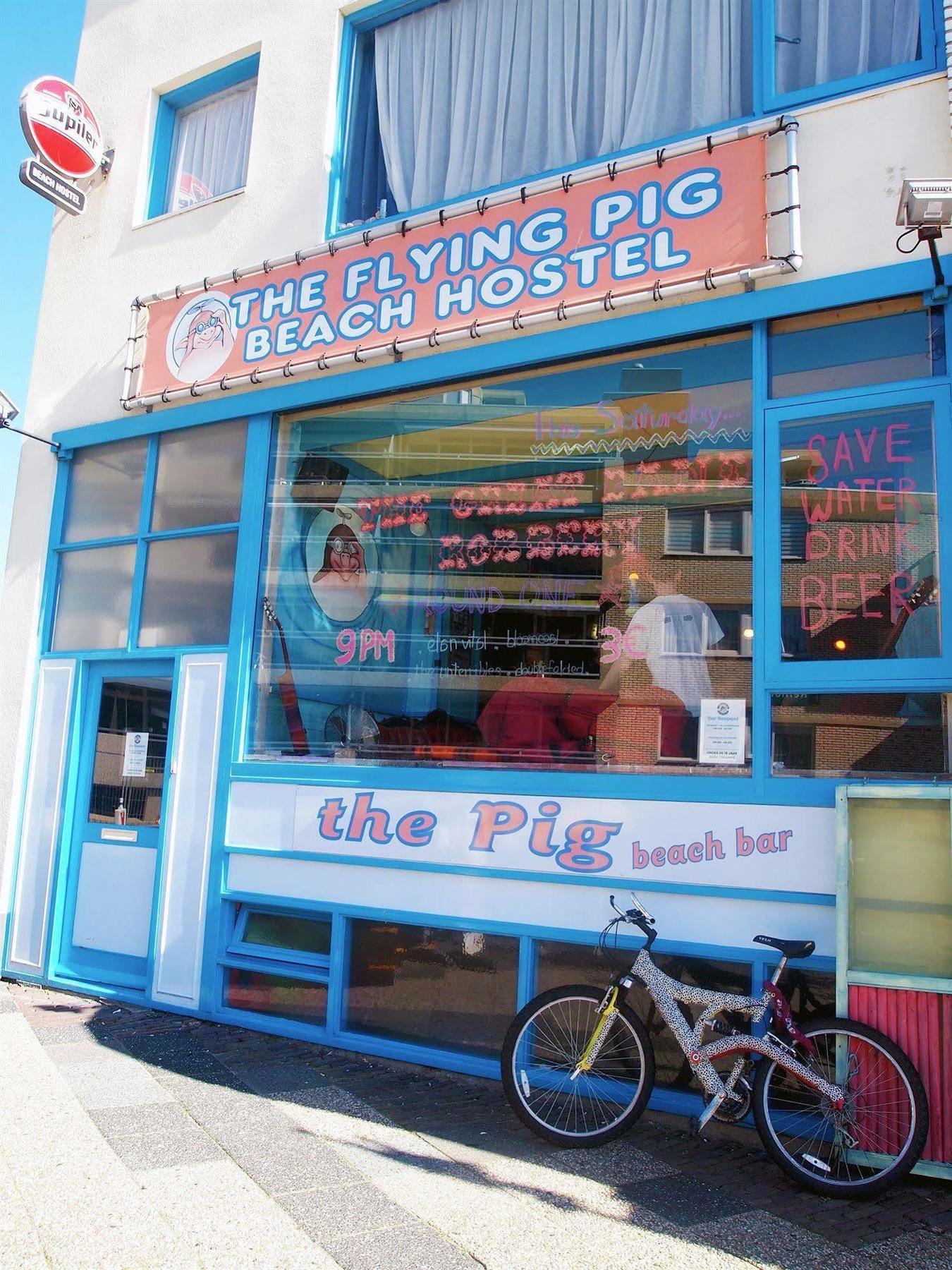 The Flying Pig Beach Hostel Noordwijk Exterior foto